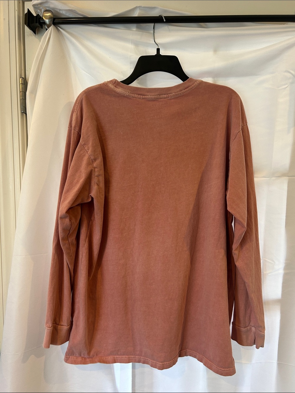 Peloton interactive muted pink long sleeve active shirt cotton ladies XL USA - Picture 8 of 11